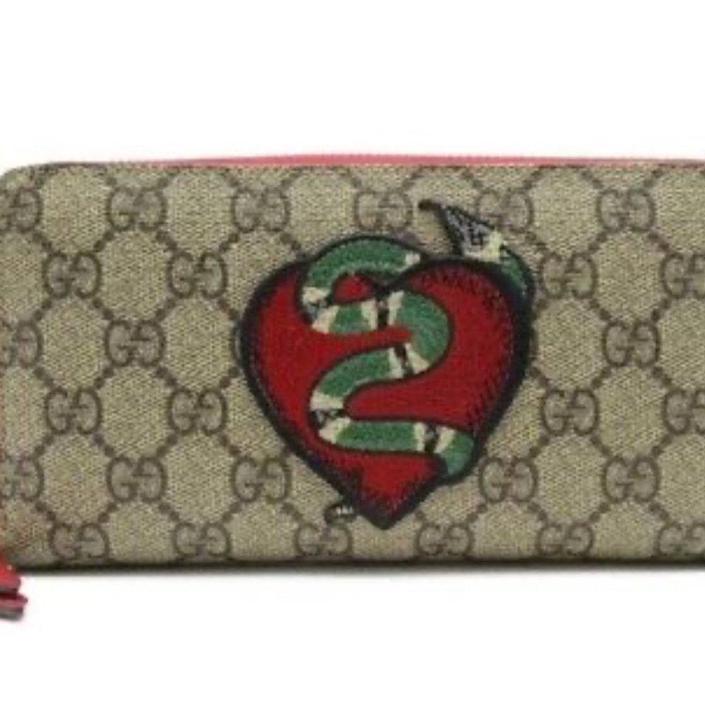 Gucci Supreme Snake Long Wallet